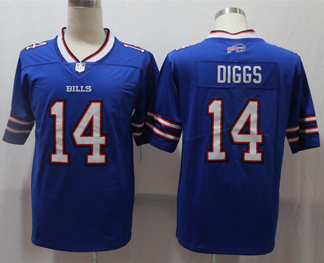 Men Buffalo Bills #14 Diggs Blue Vapor Untouchable Limited 2020 Player NFL Jersey